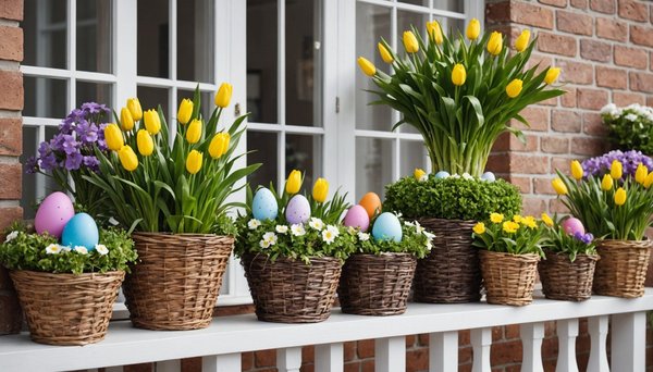 Faire de votre balcon le centre de attention de Pâques